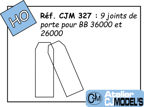 CJM 327 : Joints de portes BB 36000 Jouef