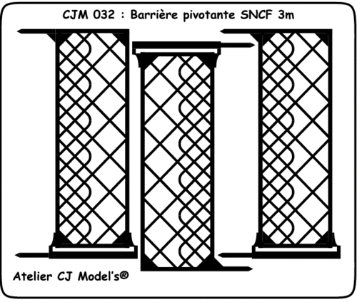 CJM 032 : Portails SNCF de 3m