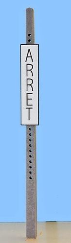 ABE 412 : Pancarte  ARRET (vertical)