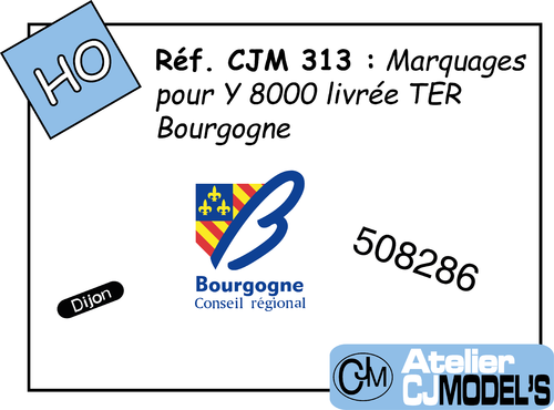 CJM 313 : Y8000 livrée Bourgogne