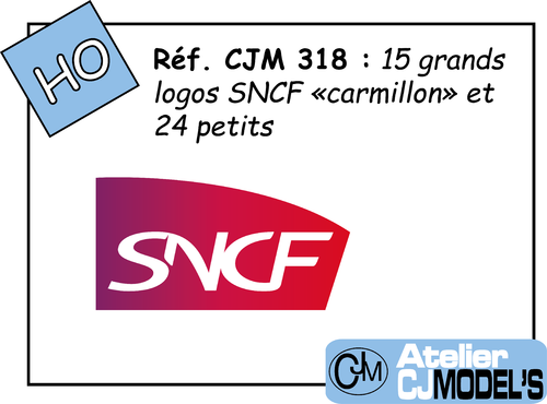 CJM 318 : Logos SNCF Carmillon