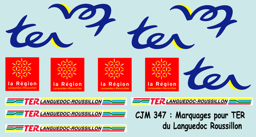 CJM 347 : Logos TER région Languedoc Roussillon