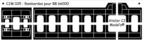 CJM 025 : Rambardes pour BB 66000