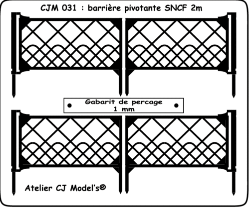 CJM 031 : Portails SNCF de 2m