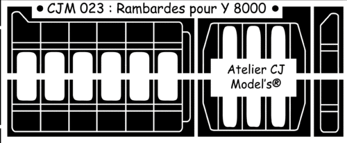 CJM 023-2 : Rambardes pour Y 8000 FRET