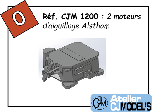 CJM 1200 : 2 Moteurs d'aiguille Alsthom