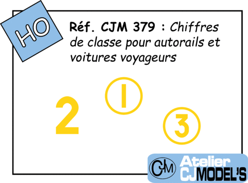 CJM 379 : Chiffres de classes pour autorails