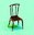 ABE 208 : 4 chaises de café ou restaurant