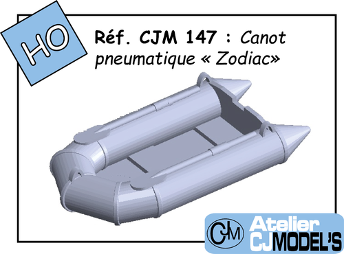 CJM 147 : Canot pneumatique "Zodiac"