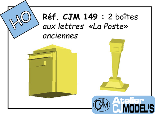 CJM 149 : 2 boîtes aux lettres anciennes