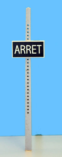 ABE 427 : Panneau Arrêt (horizontal)